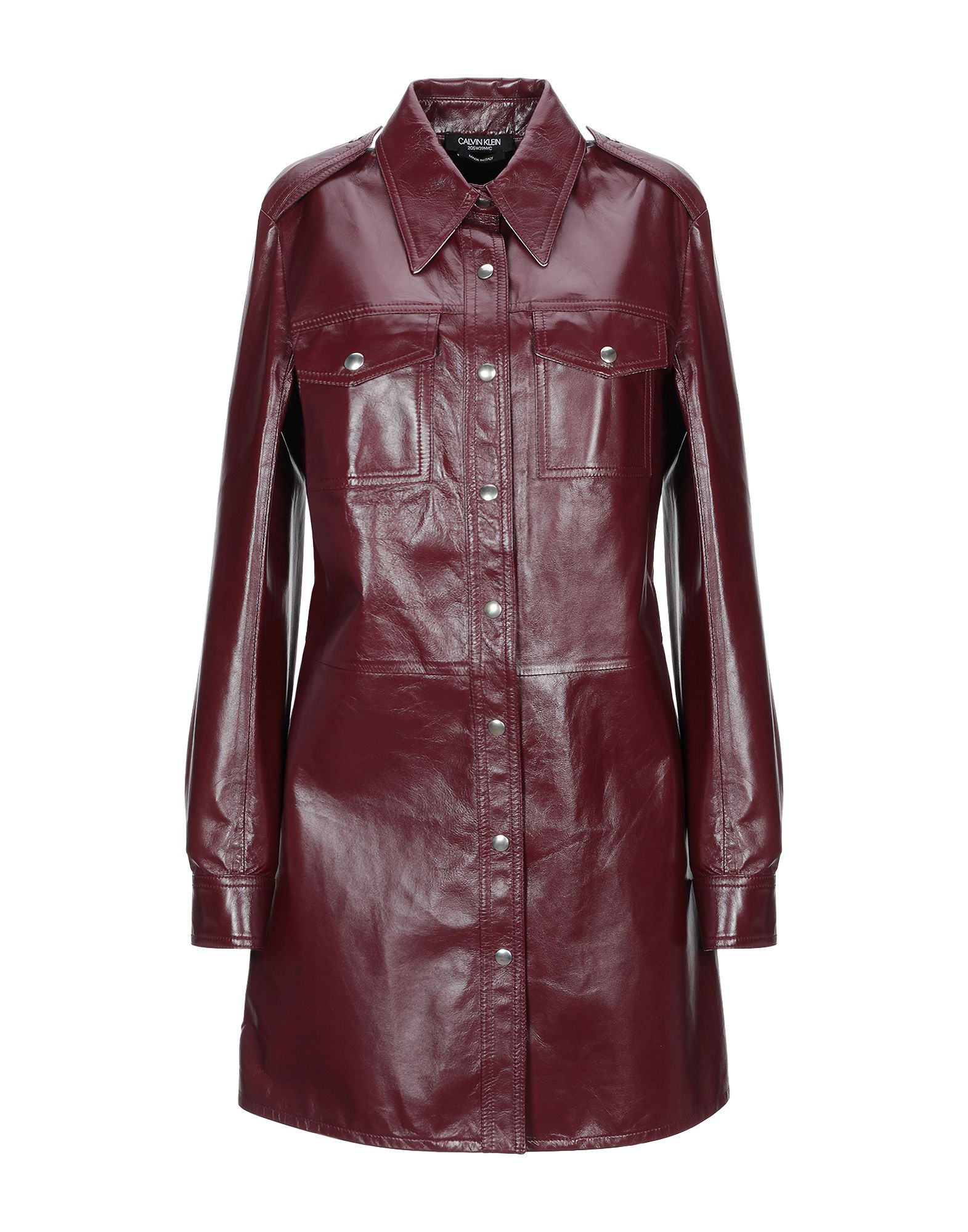 leather jacket calvin klein womens