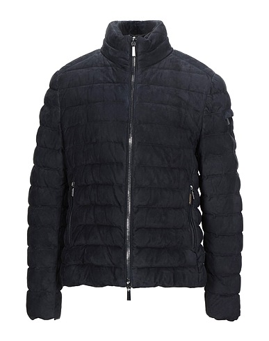 MOORER Leather jacket Midnight blue 100% Soft Leather