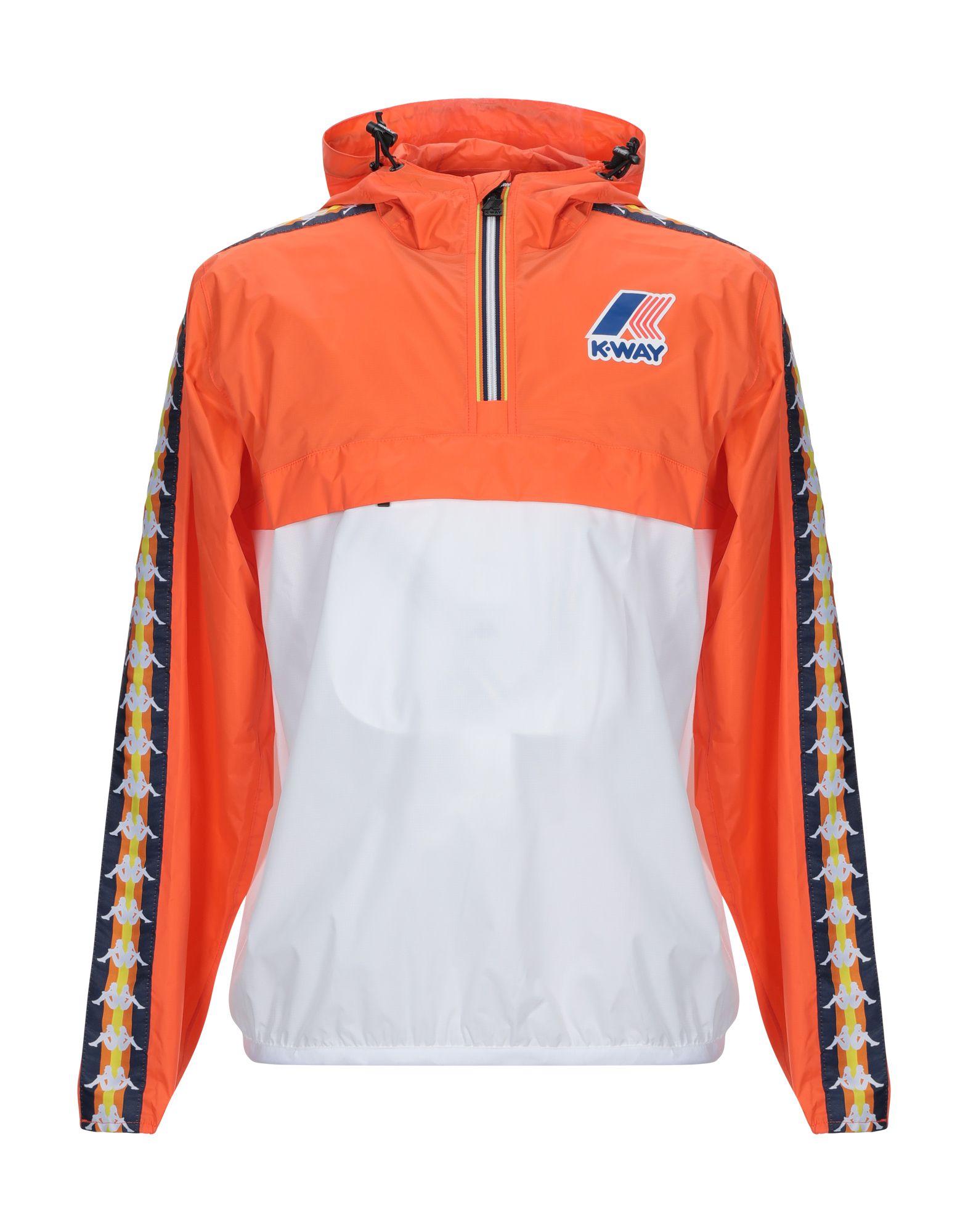 orange k way jacket