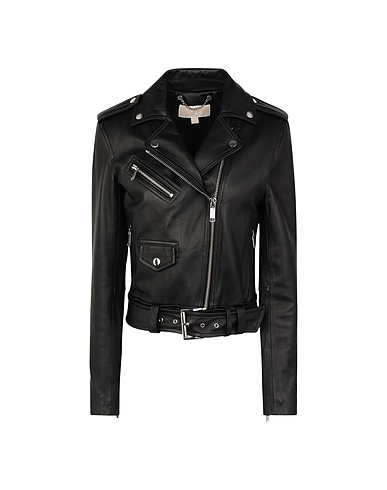 MICHAEL MICHAEL KORS Biker jacket CLASSIC MOTO
 Black 100% Lambskin