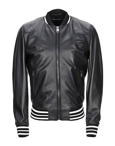 DOLCE&GABBANA Bomber Black 100% Lambskin