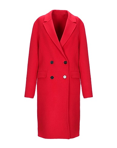 PINKO Caban e doppio petto Rosso 78% Lana, 22% Poliammide