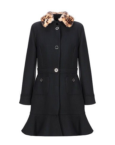 CRISTINAEFFE Mantel Schwarz 50% Wolle, 30% Polyester, 15% Polyamid, 5% Andere Fasern