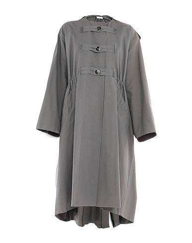 NINA RICCI Coat Grey 100% Cotton, Silk