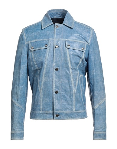 TOD'S Jacket Sky blue Lambskin