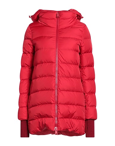 HERNO Shell jacket Red 100% Polyamide, Wool, Elastane