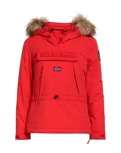 NAPAPIJRI Jacket Red 96% Polyamide, 4% Elastane
