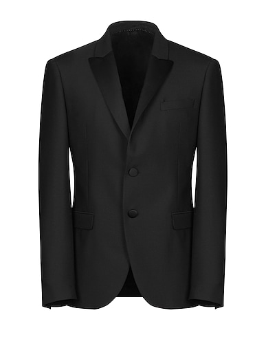 NEIL BARRETT Blazer Black 53% Polyester, 44% Virgin Wool, 3% Elastane