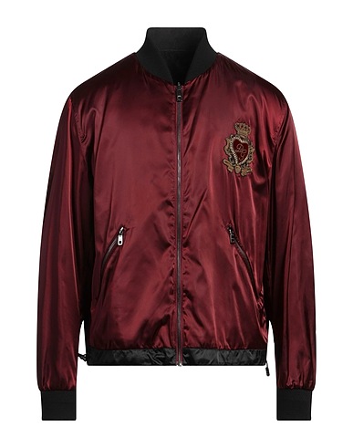 DOLCE&GABBANA Bomber Bordeaux 100% Poliammide, Ottone, Cotone, Seta, Poliestere