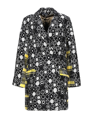 DESIGUAL Coat Black 60% Viscose, 40% Acetate