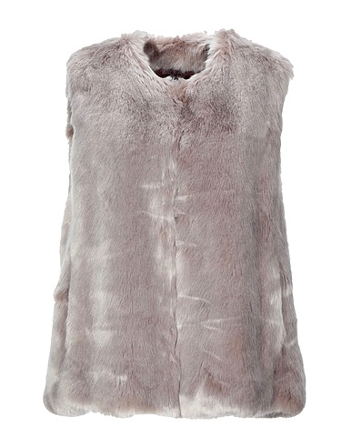 VENUS IN FUR Teddy Coat Grigio 85% Acetato, 15% Poliestere