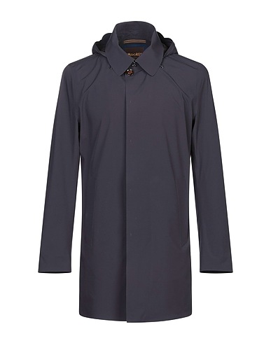 MOORER Full-length jacket Midnight blue 86% Polyamide, 14% Elastane