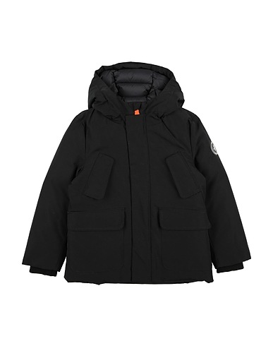SAVE THE DUCK Coat Black 60% Polyester, 40% Cotton
