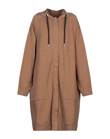 TWINSET Full-length jacket Military green 100% Cotton