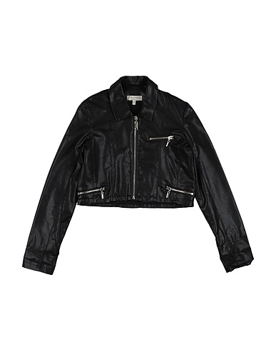 TWINSET Jacket Black 100% Viscose, Polyurethane resin