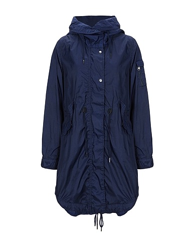 WOOLRICH Coat Midnight blue 100% Polyamide