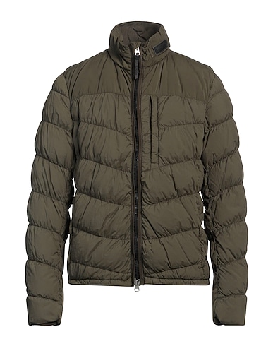 WOOLRICH Shell  jacket Military green 100% Polyamide, Elastane