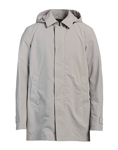 HERNO Full-length jacket Light grey 100% Polyester