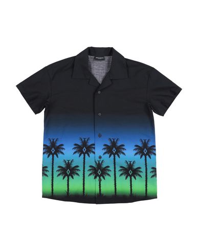 Marcelo Burlon County Of Milan Kids' Patterned Shirt In Black