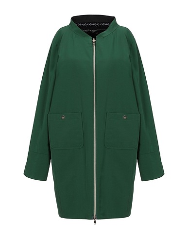 HERNO Full-length jacket Green 54% Polyester, 46% Cotton, Goose feathers