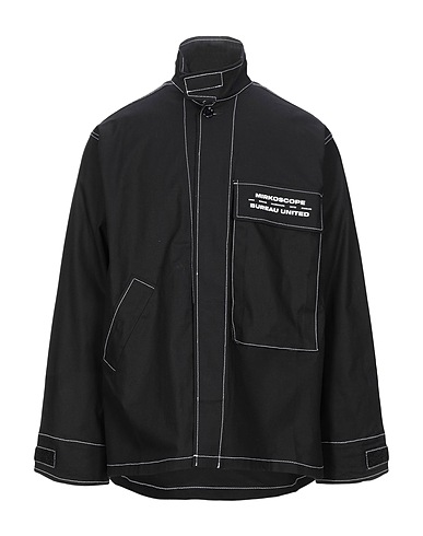 UNITED STANDARD Blouson Noir 97% Coton, 3% Élasthanne