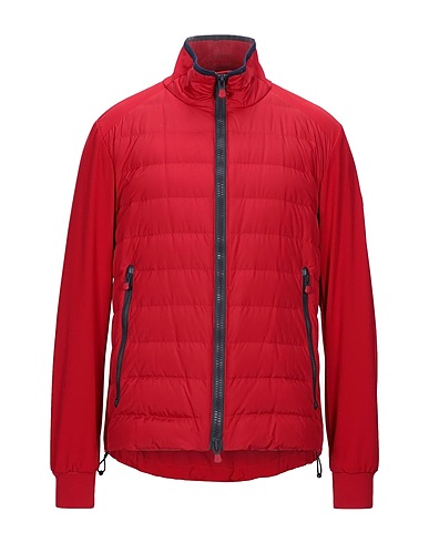 PEOPLE OF SHIBUYA Shell jacket Burgundy 88% Polyester, 12% Elastane