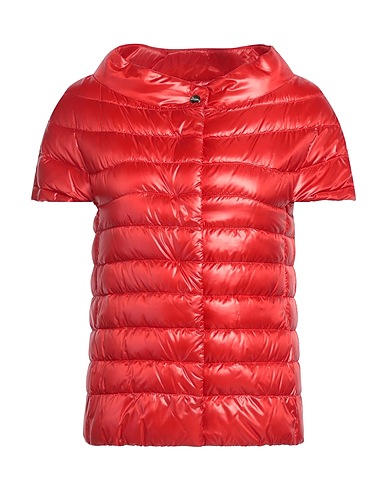 HERNO Shell jacket ICONICO Tomato red 100% Polyamide, Cotton, Acetate