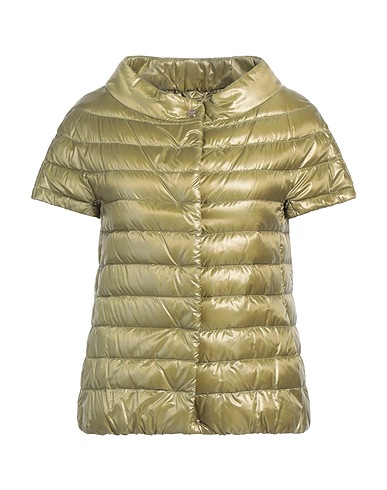 HERNO Shell  jacket ICONICO Military green 100% Polyamide, Cotton, Acetate