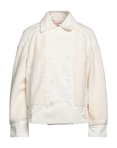 TWINSET Cazadora Blanco 100% Algodón