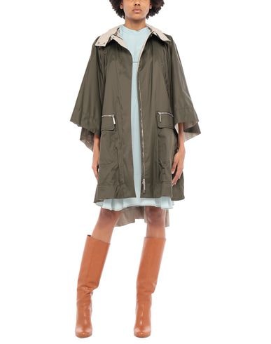 Alberta Ferretti Woman Cape Military Green Size 4 Polyamide In Military Green