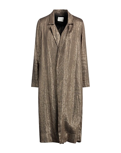 FORTE_FORTE Легкое пальто 58% Лен, 38% Ацетат, 4% Металлизированный полиэстер