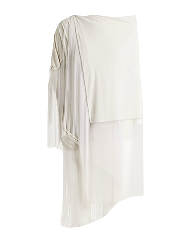 RICK OWENS Cape Light grey 78% Polyamide, 22% Elastane, Rubber, Polyester