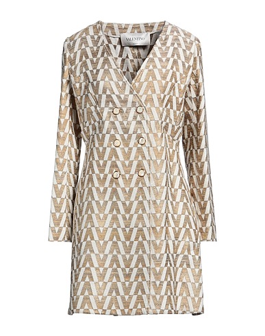 VALENTINO GARAVANI Pardessus 47% Viscose, 21% Coton, 18% Soie tussah, 11% Soie, 3% Fibre métallique
