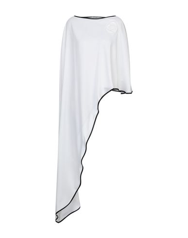 Shop Cristinaeffe Woman Cape White Size 6 Polyester