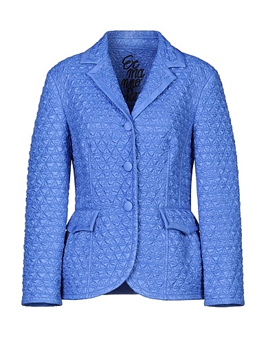 ERMANNO SCERVINO テーラードジャケット ブルー ポリエステル 100% / ポリウレタン