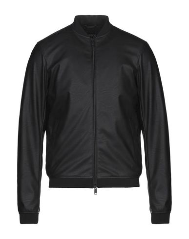 armani jeans leather jacket