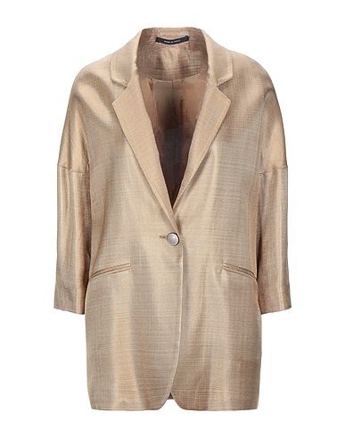 TAGLIATORE 02-05 Full-length jacket Sand 100% Viscose