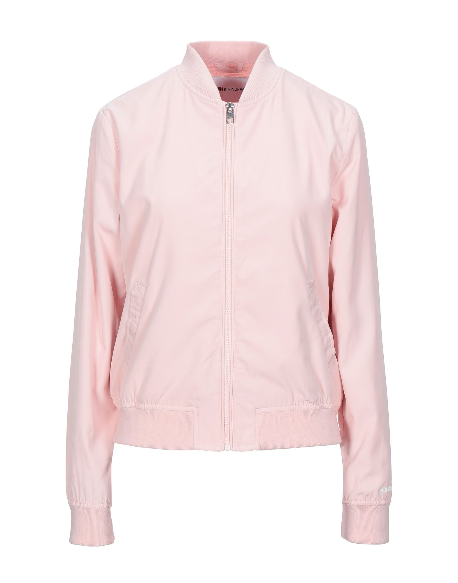 calvin klein pink leather jacket