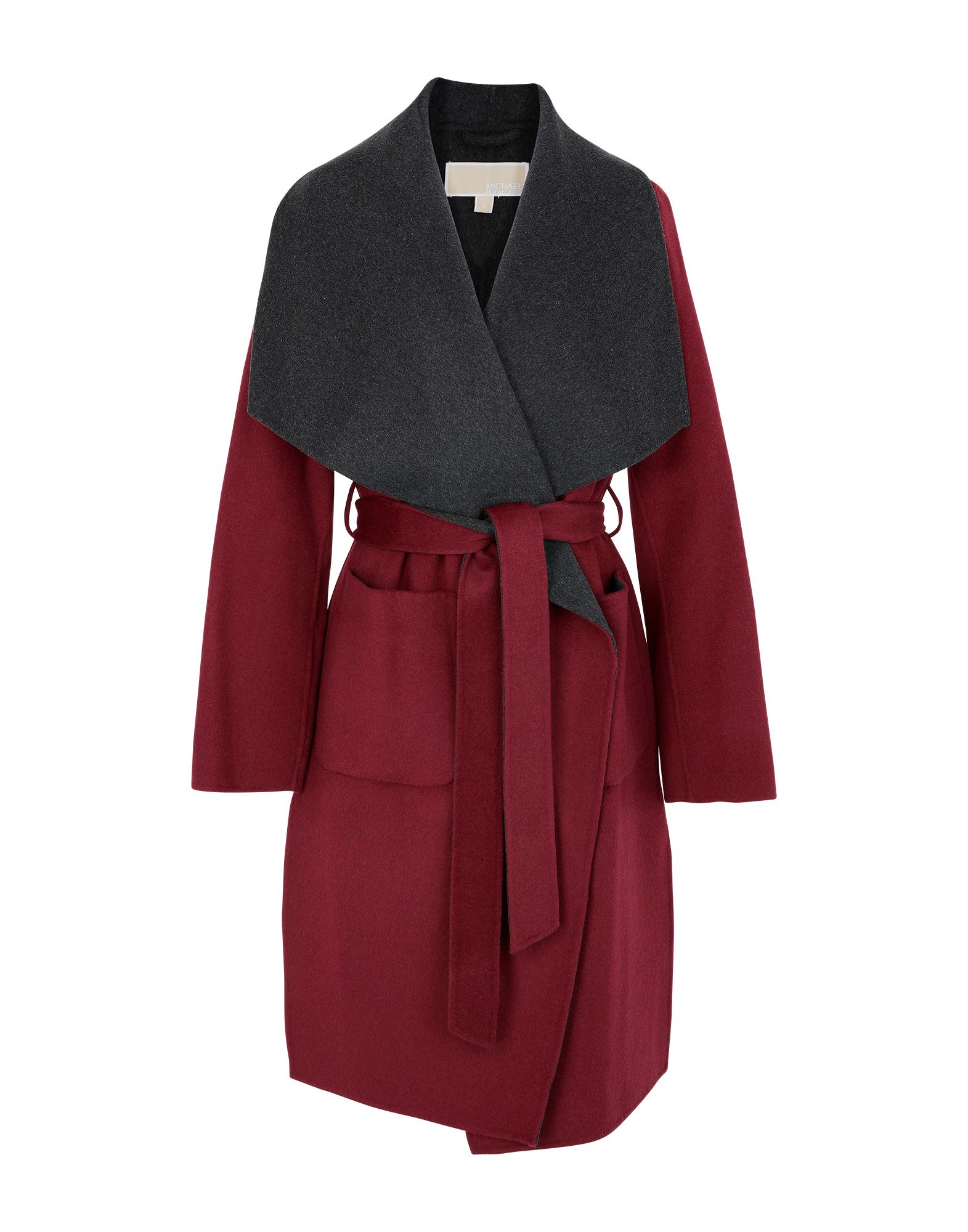 red michael kors coat