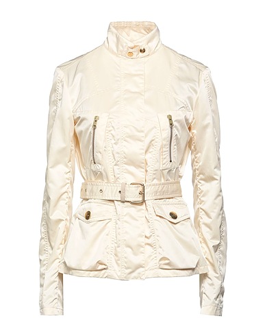 FAY Giubbotto Avorio 60% Poliestere, 40% Poliammide, Pelle