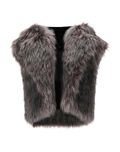PHILOSOPHY di LORENZO SERAFINI Teddy Coat Lead 55% Acrylic, 37% Modacrylic, 8% Polyester