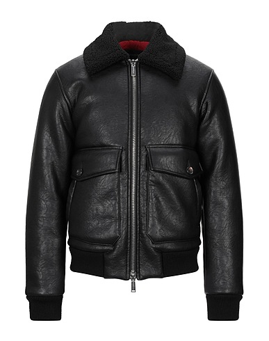 DSQUARED2 Bomber Black 85% Polyester, 15% Viscose, Polyurethane