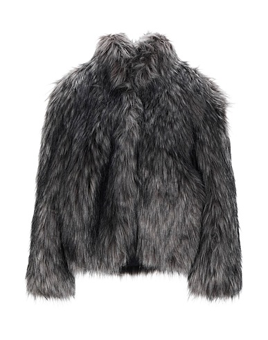 PHILOSOPHY di LORENZO SERAFINI Teddy Coat Lead 55% Acrylic, 37% Modacrylic, 8% Polyester