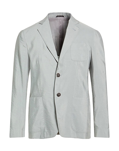 GIORGIO ARMANI Blazer Sage green 75% Silk, 25% Polyamide