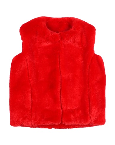 JIJIL JOLIE Teddy Coat Red 87% Modacrylic, 13% Polyester