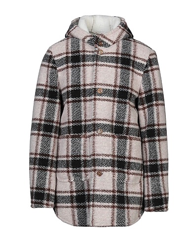 DANIELE ALESSANDRINI Coat Light grey 59% Polyester, 30% Wool, 11% Acrylic