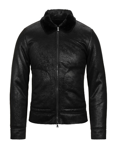 GREY DANIELE ALESSANDRINI Jacket Black 100% Polyester