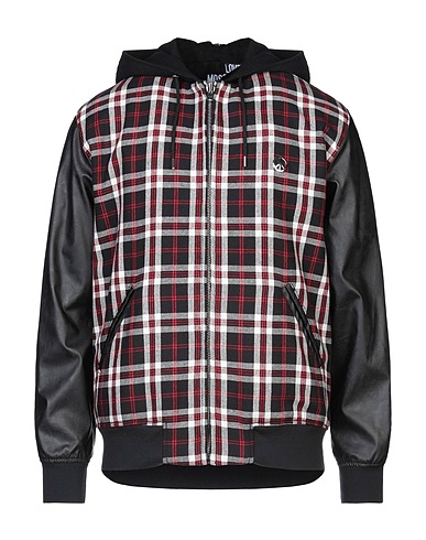 LOVE MOSCHINO Jacket Black 80% Virgin Wool, 20% Polyamide, Synthetic fibers, Cotton, Other Fibres