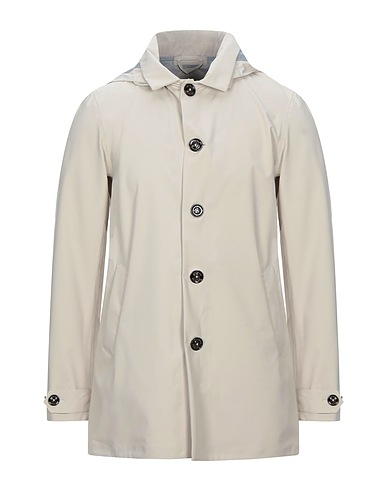 SAVE THE DUCK Full-length jacket Beige 100% Recycled polyester
