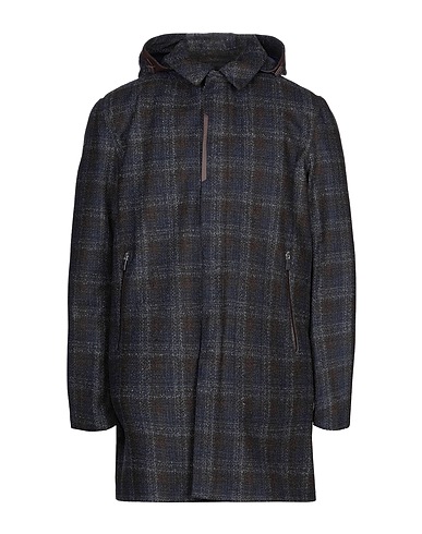 HERNO Coat Blue 86% Virgin Wool, 14% Polyester, Polyamide, Elastane